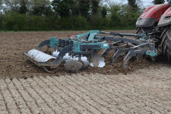 Nardi Gladiator FAST Combination Cultivator working on a Tractor in Norfolk, UK